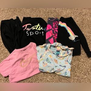 Lot of girls tops- sizes 5,6,7-8. All fit about like a 6-7